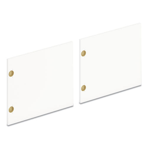 HON Mod Laminate Doors for 72"W Mod Desk Hutch, 17.87 x 14.83, Simply White, 2/Carton