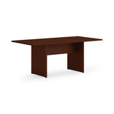 HON Mod Slab Base for 96" Table Tops, Traditional Mahogany