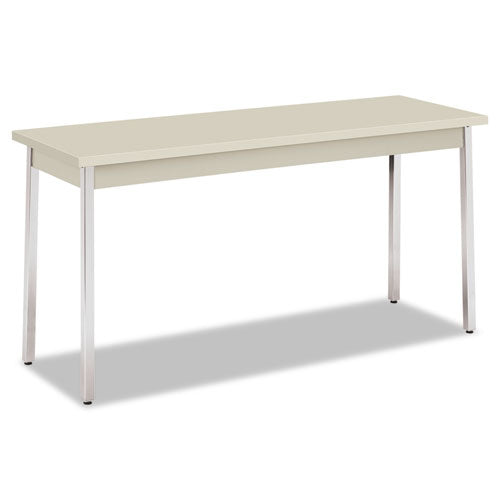 HON Utility Table, Rectangular, 60w x 20d x 29h, Light Gray