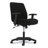 HON Network Mid-Back Task Chair, Supports Up to 250 lb, 18.3" to 22.8" Seat Height, Black