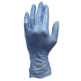 HOSPECO ProWorks Industrial Disposable Vinyl Grade Gloves, Powder-Free, Large, Blue, 1,000/Carton