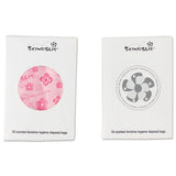 HOSPECO Scensibles Personal Disposal Bags, 3.38" x 9.75", Pink, 1,200/Carton