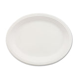 Chinet Classic Paper Dinnerware, Oval Platter, 9.75 x 12.5, White, 500/Carton