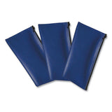 Honeywell Multipurpose Zipper Deposit Bags, Polyester, 11.3 x 6.3, Blue, 3/Pack