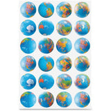 Hygloss Globes Stickers - 18751