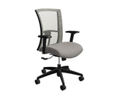 Global Vion – Lush Ivory Mesh High Back Tilter Task Chair in Vibrant Fabric for the Modern Office, Home and Business