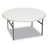 Iceberg IndestrucTable Classic Folding Table, Round Top, 200 lb Capacity, 60