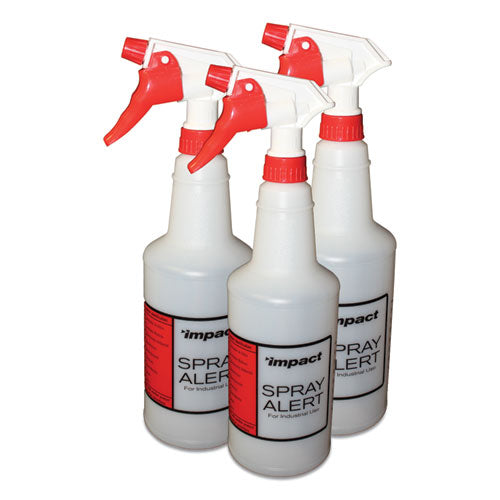 Impact Spray Alert System, 24 oz, Natural with Red/White Sprayer, 3/Pack, 32 Packs/Carton