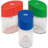 Integra Assorted Color Oval Plastic Sharpeners - 42850