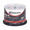 Innovera DVD-R Recordable Disc, 4.7 GB, 16x, Spindle, Silver, 50/Pack