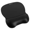 Innovera Gel Mouse Pad with Wrist Rest, 9.62 x 8.25, Black