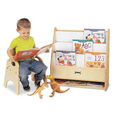 Jonti-Craft Toddler Pick-a-Book Stand, 24w x 9d x 25h, Birch