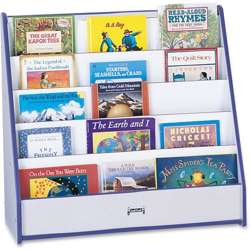 Jonti-Craft Rainbow Accents Laminate 5-shelf Pick-a-Book Stand - 3514JCWW003