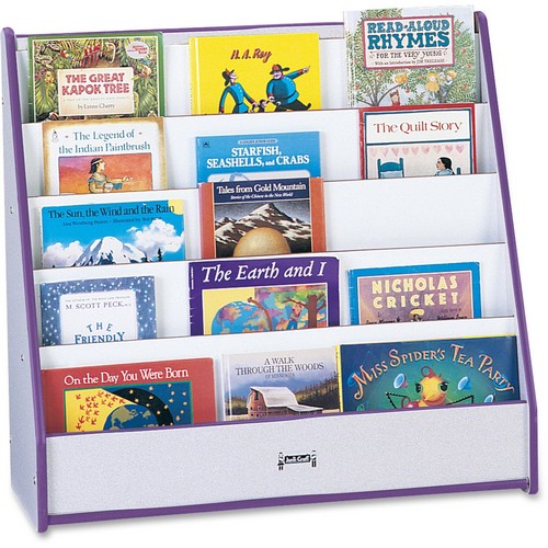 Jonti-Craft Rainbow Accents Laminate 5-shelf Pick-a-Book Stand - 3514JCWW004