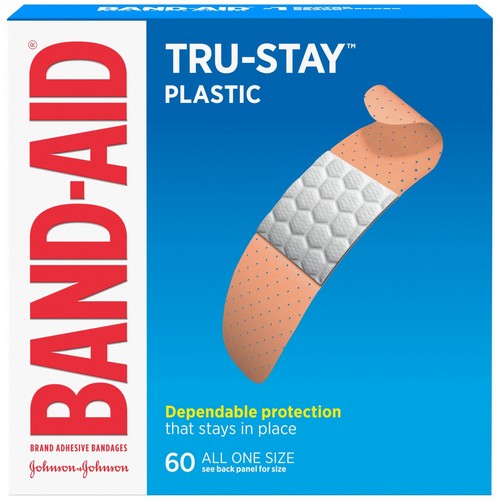 Band-Aid Tru-Stay Plastic Strips Adhesive Bandages - 5635