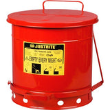 Justrite Just Rite 10-gallon Oily Waste Can - 09300