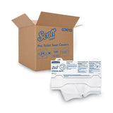 Scott Personal Seats Sanitary Toilet Seat Covers, 15 x 18, White, 125/Pack, 24 Packs/Carton