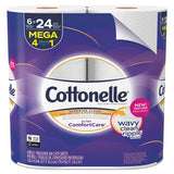 Cottonelle Ultra ComfortCare Toilet Paper, Septic Safe, 2-Ply, 284 Sheets/Roll, 6 Rolls/Pack, 36 Rolls/Carton