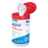 Kimtech Surface Sanitizer Wipe, 12 x 12, Unscented, White, 30/Canister