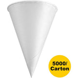 Konie Rolled Rim Paper Cone Cups - 45KRCT