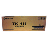 Kyocera TK411 Toner, 15,000 Page-Yield, Black