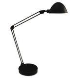 Ledu LED Desk and Task Lamp, 5W, 5.5"w x 13.38"d x 21.25"h, Black