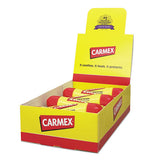 Carmex Moisturizing Lip Balm, Original Flavor, 0.35oz, 12/Box