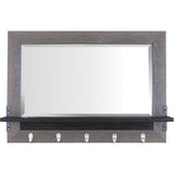 Lorell Wood Shelf Mirror - 04510