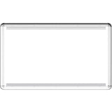Lorell Mounting Frame for Whiteboard - Silver - 18321