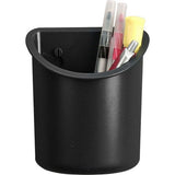 Lorell Recycled Plastic Mounting Pencil Cup - 80668
