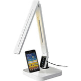 Lorell Micro USB Charger LED Desk Lamp - 99770