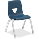 Lorell 12" Seat-height Stacking Student Chairs - 99881