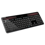 Logitech K750 Wireless Solar Keyboard, Black