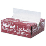 Marcal Eco-Pac Interfolded Dry Wax Paper, 6 x 10.75, White, 500/Pack, 12 Packs/Carton