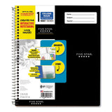 Five Star Interactive Notebook, 1 Subject, Medium/College Rule, Green Cover, 11 x 8.5, 100 Sheets