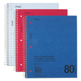Mead DuraPress Cover Notebook, 1 Subject, Medium/College Rule, Randomly Assorted Covers, 11 x 8.5, 80 Perforated Sheets