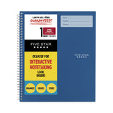 Five Star Interactive Notebook, 1 Subject, Wide/Legal Rule, Red Cover, 11 x 8.5, 100 Sheets