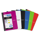 Five Star Composition Book, Medium/College Rule, Randomly Assorted Cover (Black/Cobalt Blue/Lime/Red/Teal/Yellow), 9.75 x 7.5,100 Sheet