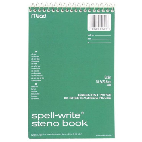 Mead Spell-Write Steno Book - 43080