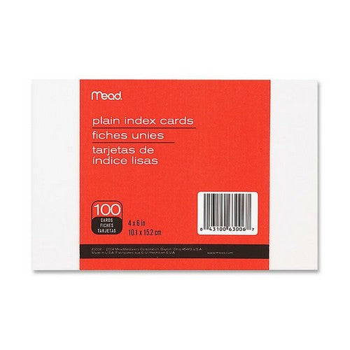 Mead Printable Index Card - White - 63006