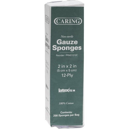 Medline Caring Non-sterile Gauze Sponges - PRM21212C