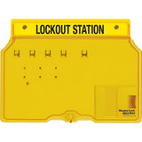 Master Lock Unfilled Padlock Lockout Station with Cover - 1482B