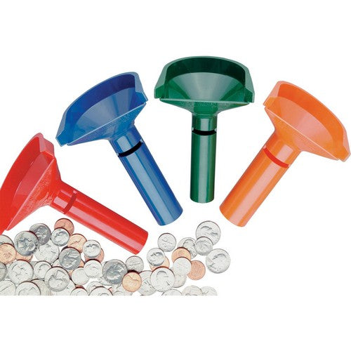 MMF Color-keyed Coin Counting Tube Set - 224000400