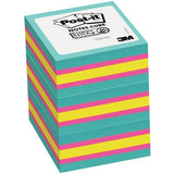 Post-it Super Sticky Notes Cube - 2027SSAFG3PK