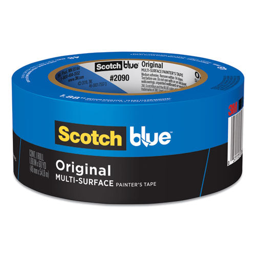 ScotchBlue Original Multi-Surface Painter's Tape, 3" Core, 2" x 60 yds, Blue
