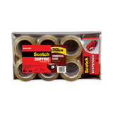 Scotch 3750 Commercial Grade Packaging Tape with DP300 Dispenser, 3" Core, 1.88" x 54.6 yds, Clear, 12/Pack