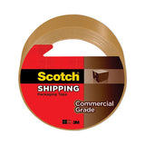Scotch 3750 Commercial Grade Packaging Tape, 3" Core, 1.88" x 54.6 yds, Tan