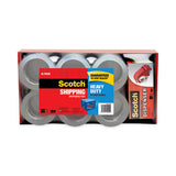 Scotch 3850 Heavy-Duty Packaging Tape with DP300 Dispenser, 3" Core, 1.88" x 54.6 yds, Clear, 12/Pack