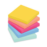 Post-it Notes Super Sticky Note Pads in Summer Joy Collection Colors, 3" x 3", Summer Joy Collection Colors, 90 Sheets/Pad, 12 Pads/Pack