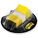 Post-it Flags Page Flags in Desk Grip Dispenser, 1 x 1 3/4, Yellow, 200/Dispenser